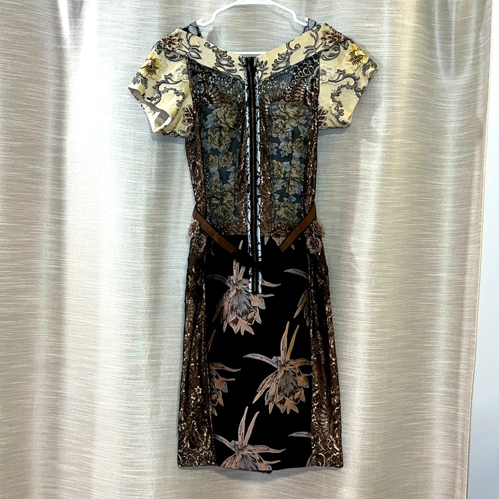 Byron Lars Beguile Brocade Cocktail Dress